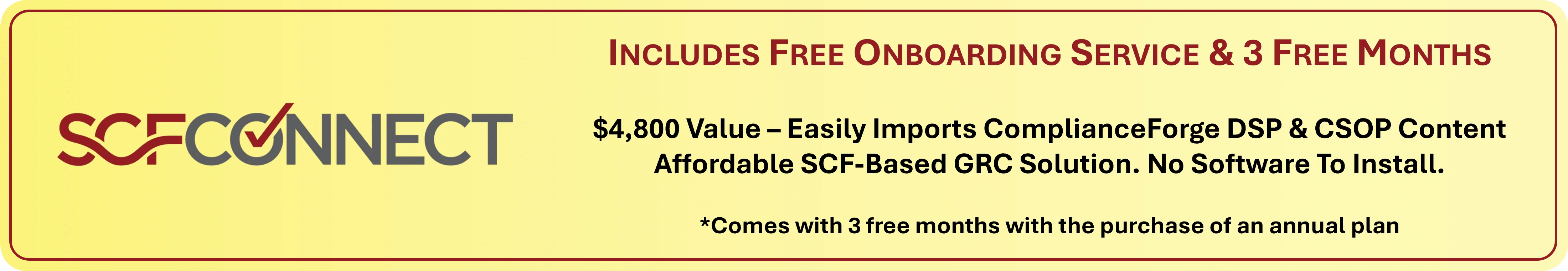SCF Connect Free Trial | SCF GRC