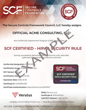 HIPAA certified