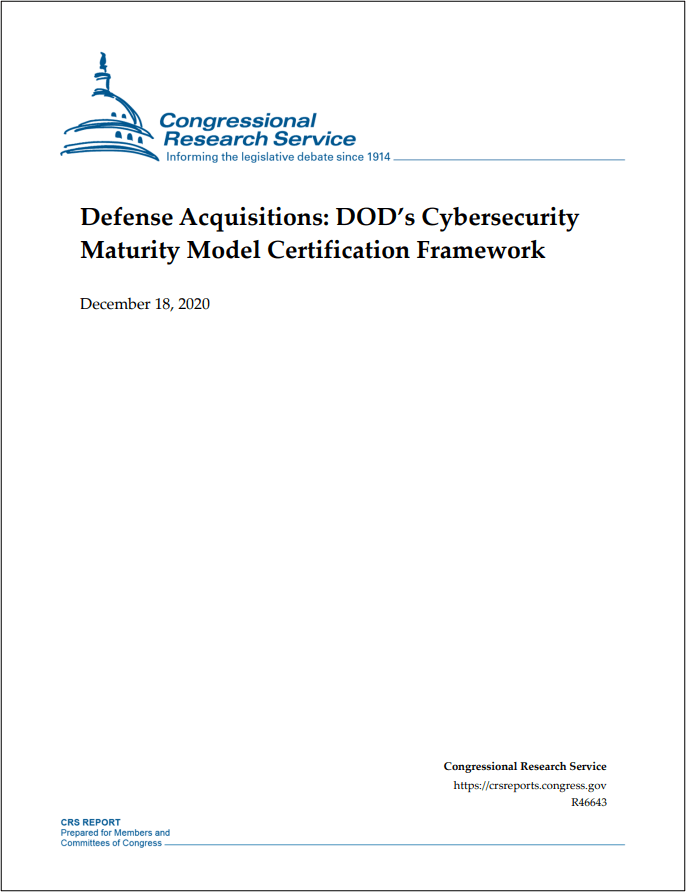 official DoD CMMC compliance