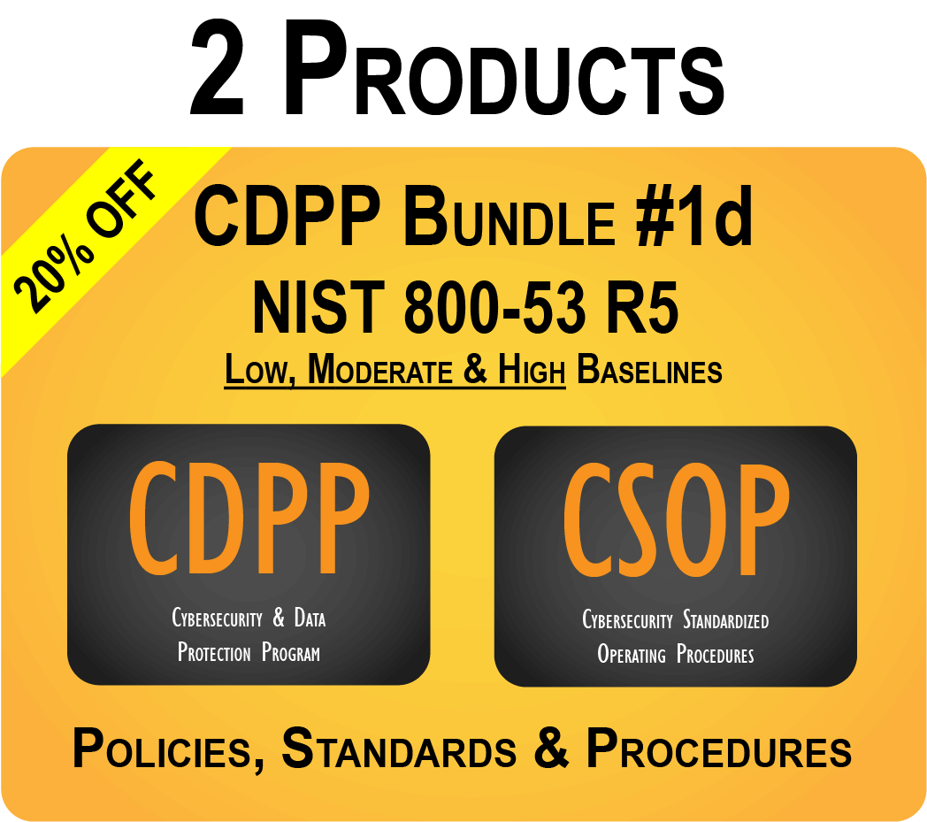 editable NIST 800-53 LMH policies standards procedures template