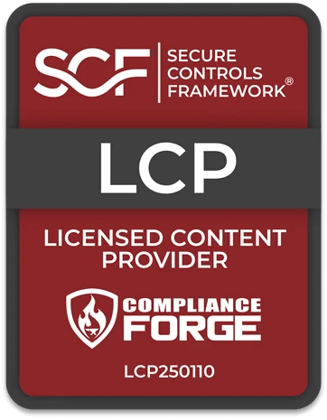 ComplianceForge is a SCF Licensed Content Provider. SCF-based policies, standards & procedures.